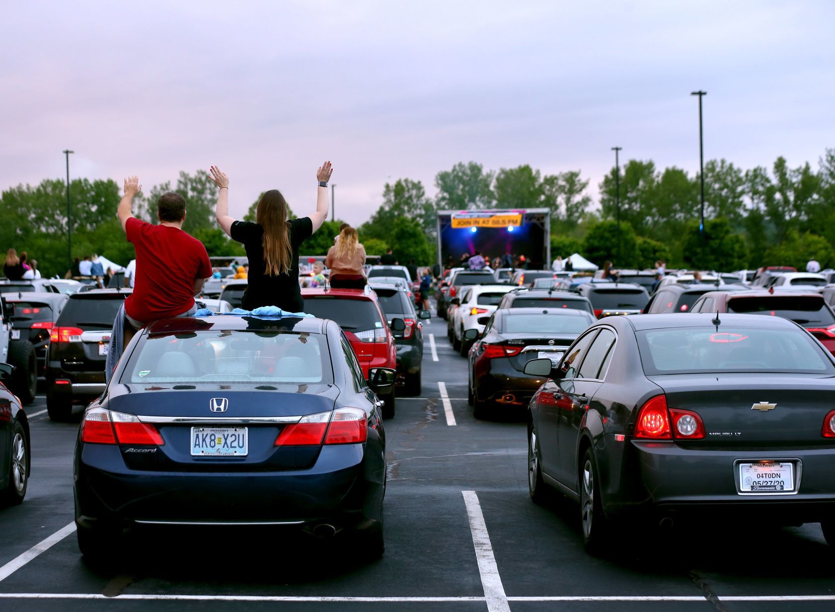Parking Lot Praisin' at Faith Church in Sunset Hills